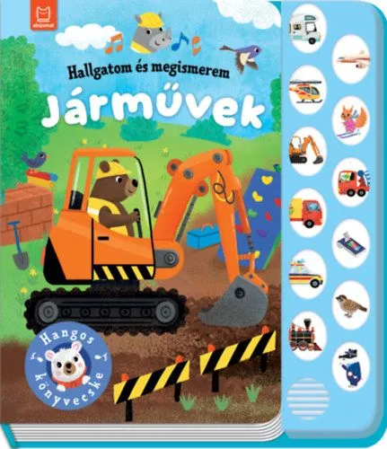 Akciós ár Hallgatom és megismerem - Járművek - Hangos könyvecske