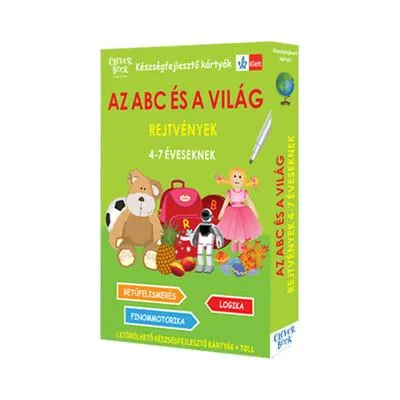 Az ABC és a világ - Rejtvények 4-7 éveseknek - Készségfejlesztő kártyák 4-7 éveseknek Árengedmény