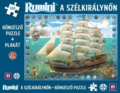 Rumini - A szélkirálynőn /Böngésző puzzle + plakát Gyors szállítás