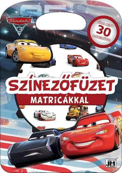Színezőfüzet matricákkal - Verdák - Több mint 30 matricával Csak ma