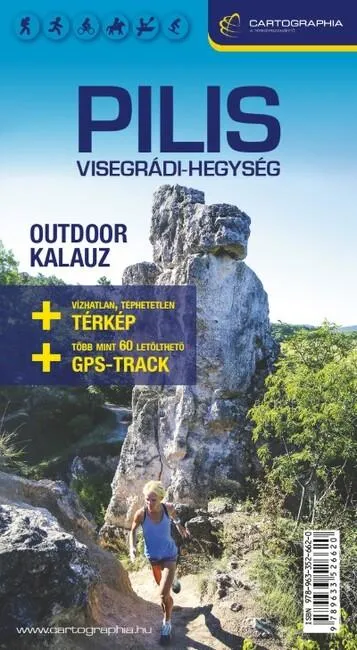 Pilis, Visegrádi-hegység - 4in1 outdoor kalauz és turista-kerékpáros és lovas térkép Outlet