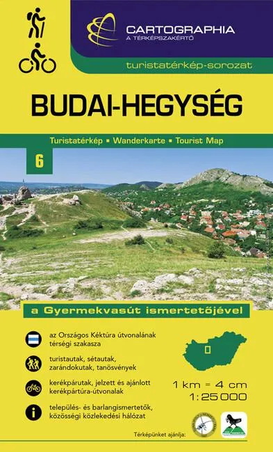 Ne maradj le Budai-hegység - Turistatérkép-sorozat 6.