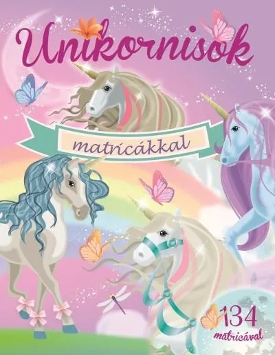 Legnépszerűbb Unikornisok matricákkal - Lila