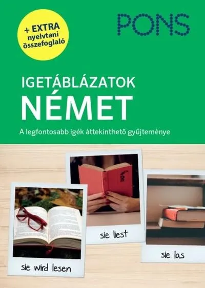 PONS Igetáblázatok: Német - A legfontosabb igék áttekinthető gyűjteménye (új kiadás) Gyors szállítás