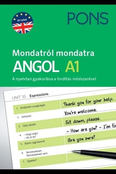 PONS Mondatról mondatra Angol A1 Korlátozott ajánlat