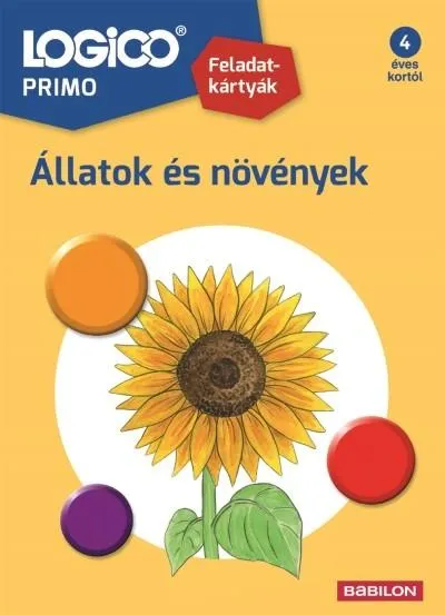 Outlet LOGICO Primo: Állatok és növények - Feladatkártyák 4 éves kortól