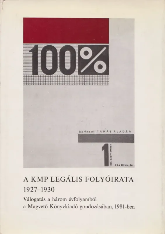 100% - A KMP legális folyóirata 1927-1930 Akció