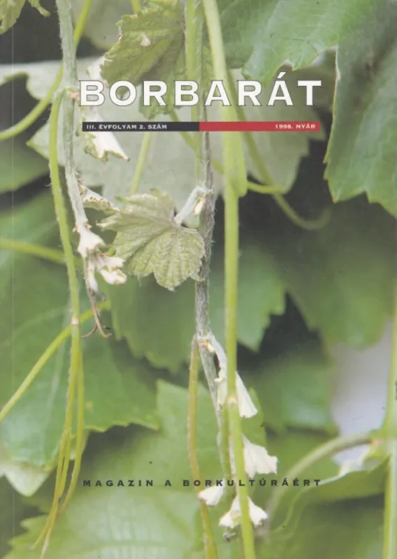 Azonnali szállítás Borbarát 1998. nyár III. évf. 2. szám