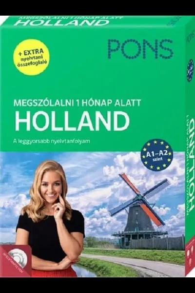 PONS Megszólalni 1 hónap alatt - Holland - (online letölthető hanganyag + extra nyelvtani összefoglaló) Azonnali szállítás