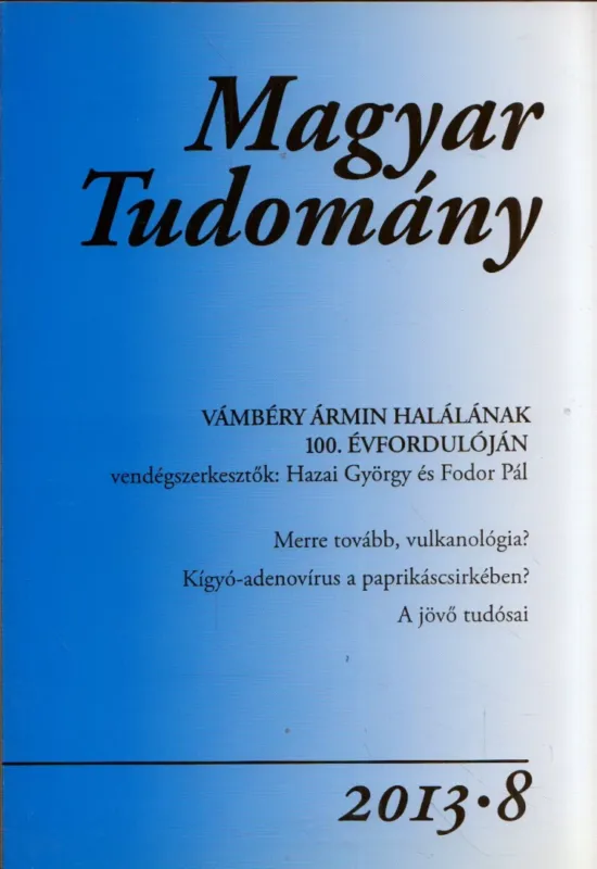 Magyar tudomány 2013/8 Alacsony ár