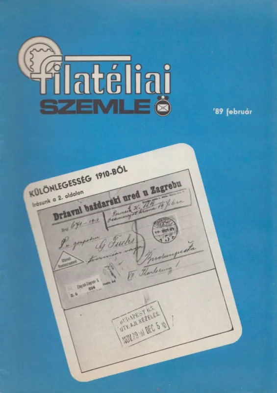 Vedd meg most Filatéliai szemle 1989. február