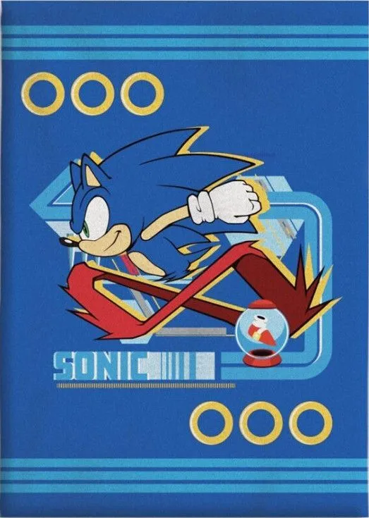 Sonic a sündisznó polár takaró 100x140cm Akciós ár