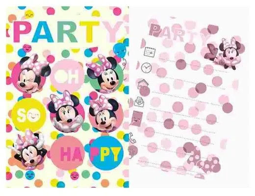 Disney Minnie Party Meghívó Biztonságos vásárlás