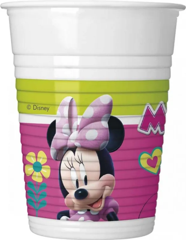 Utolsó esély Disney Minnie Happy Helpers műanyag pohár 8 db-os 200 ml