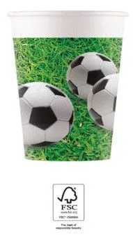 Focis Soccer Field papír pohár 8 db-os 200 ml FSC Ajánlat