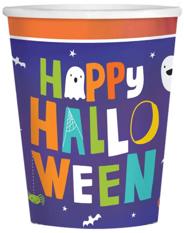 Halloween Friends papír pohár 8 db-os 250 ml Ne maradj le