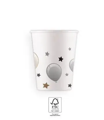 Happy Birthday Milestone papír pohár 8 db-os 200 ml FSC Vedd meg most