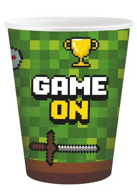 Játék Game On papír pohár 6 db-os 200 ml Outlet