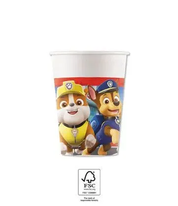 Olcsóbb Mancs Őrjárat Rescue Heroes papír pohár 8 db-os 200 ml FSC