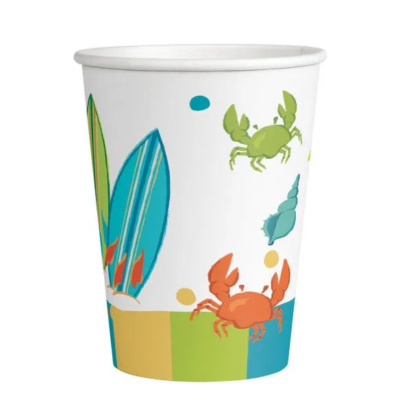 Nyár Surf Party papír pohár 8 db-os 250 ml Olcsó