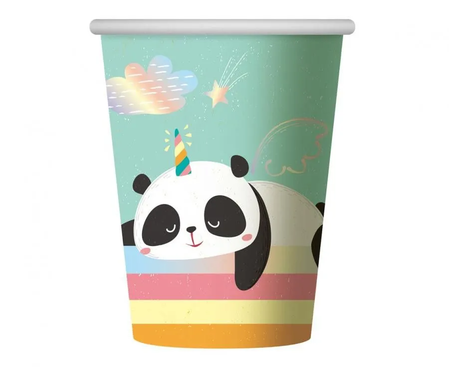 Legkelendőbb Panda Dreamy papír pohár 6 db-os 266 ml