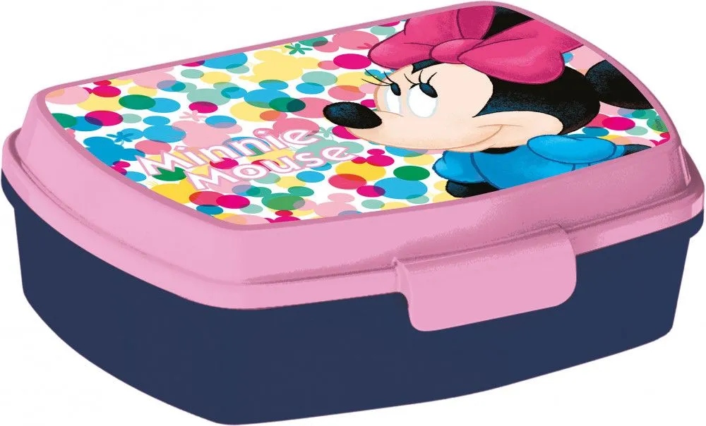 Disney Minnie Dotted funny Műanyag Szendvicsdoboz Újdonság