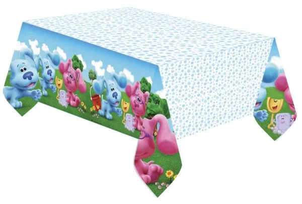 Vedd meg online Azúrkék nyomok Fun papír asztalterítő 120x180 cm