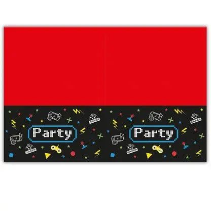 Nézd meg most Gaming Party műanyag asztalterítő 120x180 cm