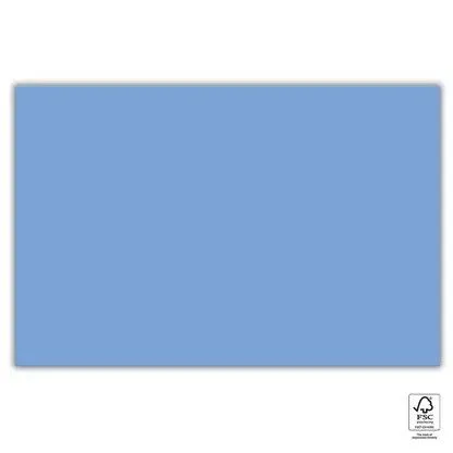 Kék Unicolour Blue papír asztalterítő 120x180 cm FSC Gyors kiszállítás