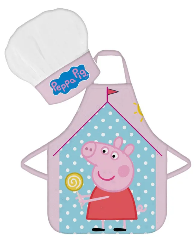 Expressz szállítás Peppa malac Seaside gyerek kötény 2 darabos szett