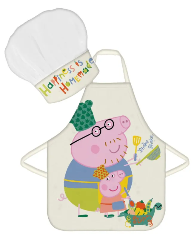Legkelendőbb Peppa malac Shake gyerek kötény 2 darabos szett