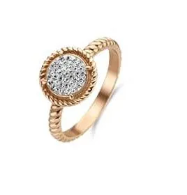 Azonnal elérhető Victoria Rose gold színű fehér köves gyűrű