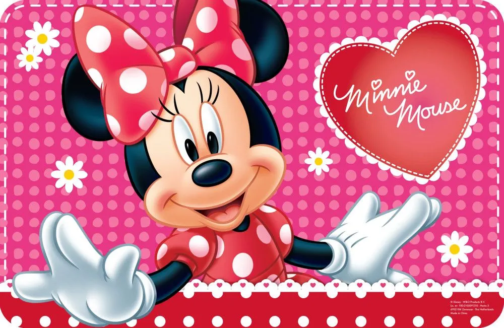 Különleges ajánlat Disney Minnie Flowers tányéralátét 43x28 cm