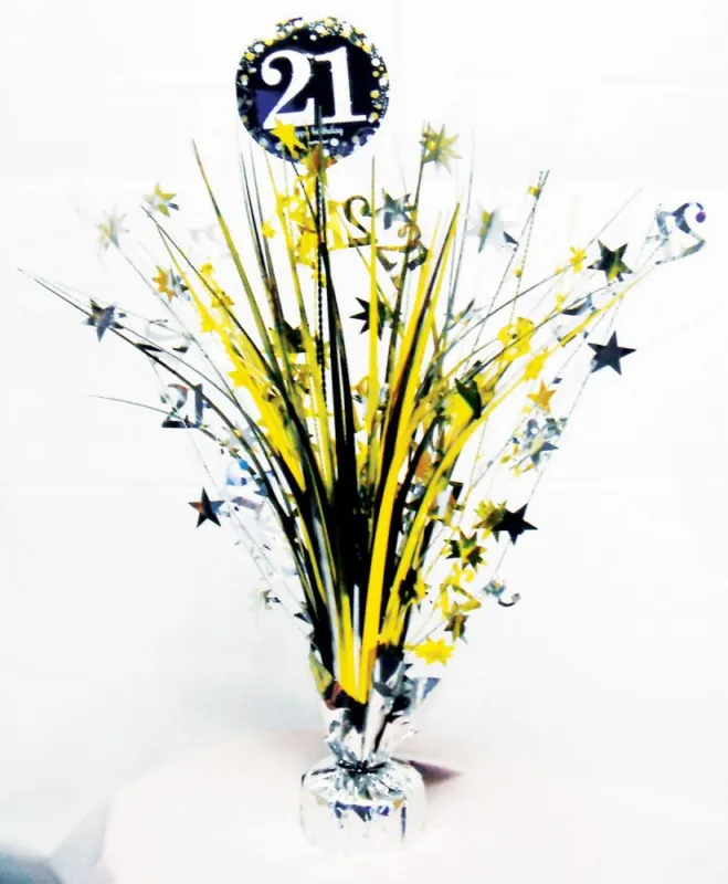 Happy Birthday Gold 21 asztaldísz 45,7 cm Legkelendőbb