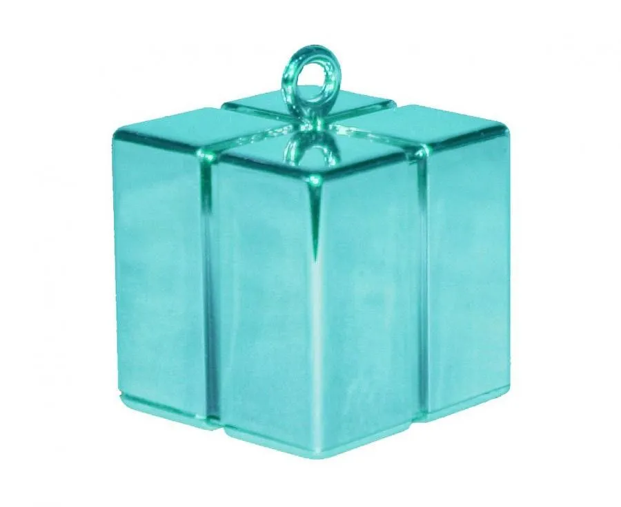 Legkelendőbb Light Blue, Kék ajándékdoboz formájú léggömb, lufi súly