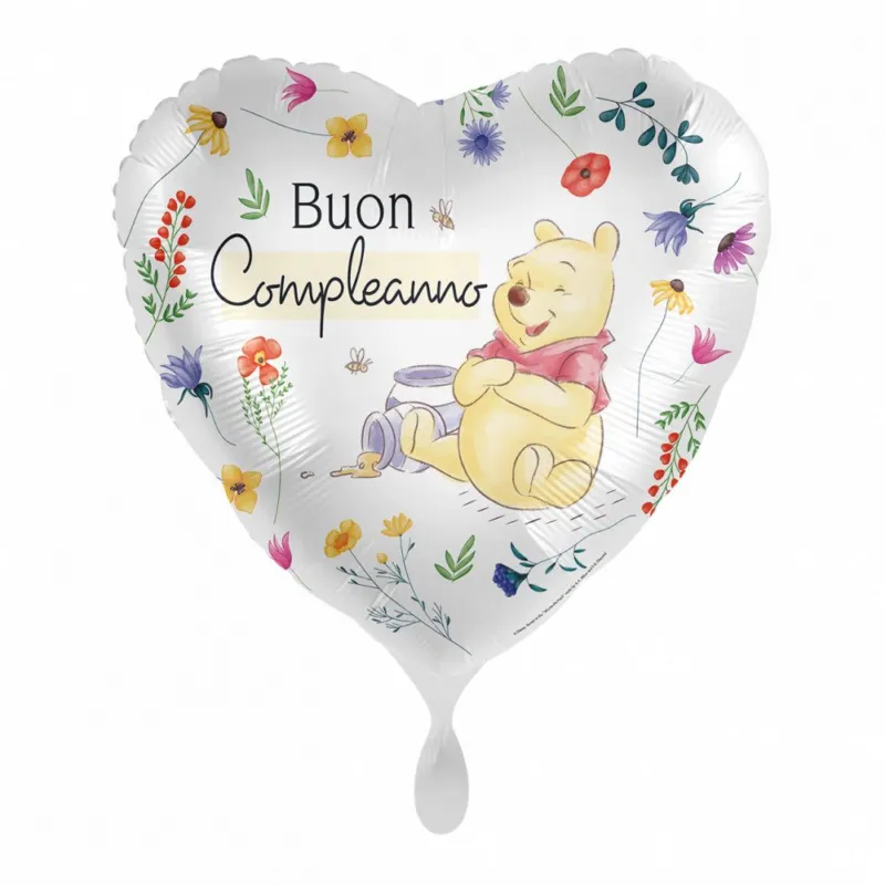 Disney Micimackó Fun Buon Compleanno fólia lufi 43 cm Ne maradj le