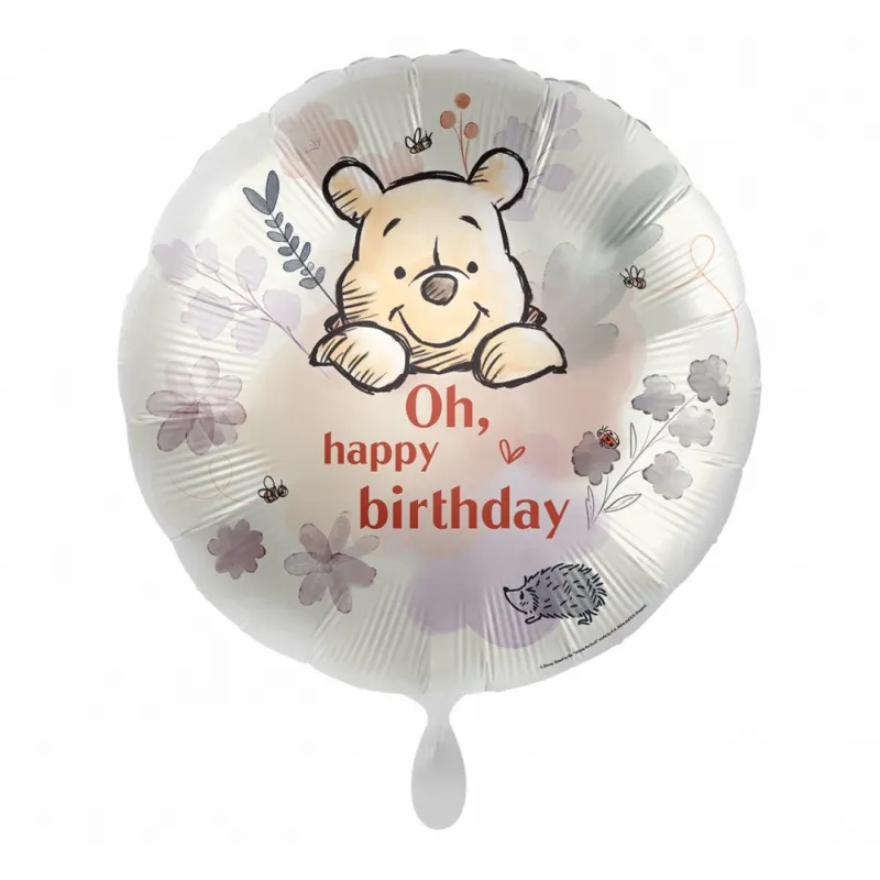 Disney Micimackó Whishes Happy Birthday fólia lufi 43 cm Akciós ár