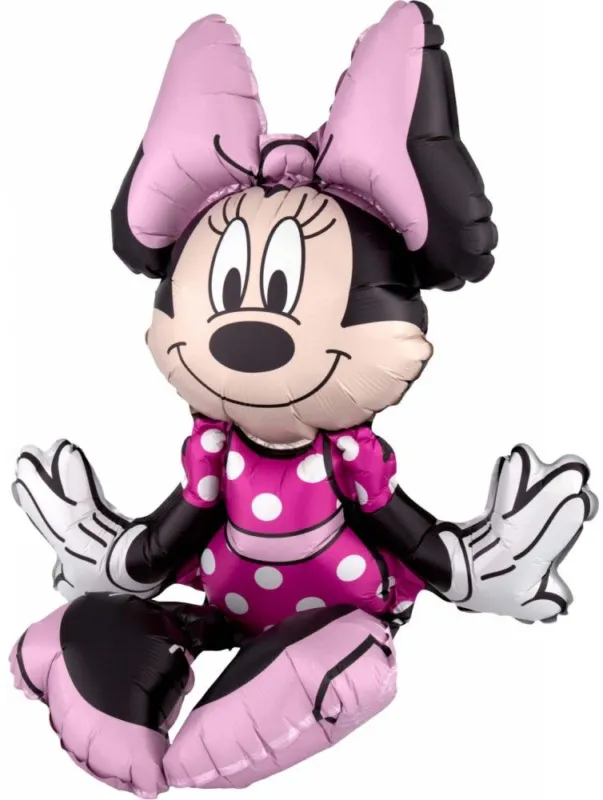 Expressz kézbesítés Disney Minnie ülő fólia lufi 48 cm