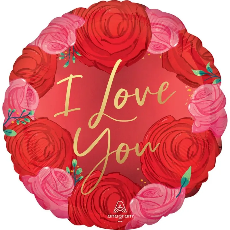 Szuper ajánlat I love You, Szeretlek fólia lufi 43 cm