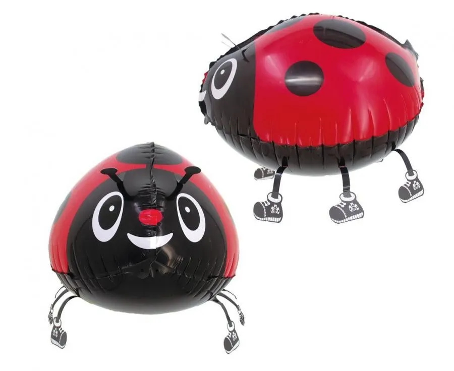 Outlet Ladybug, Katicabogár sétáló fólia lufi 37 cm