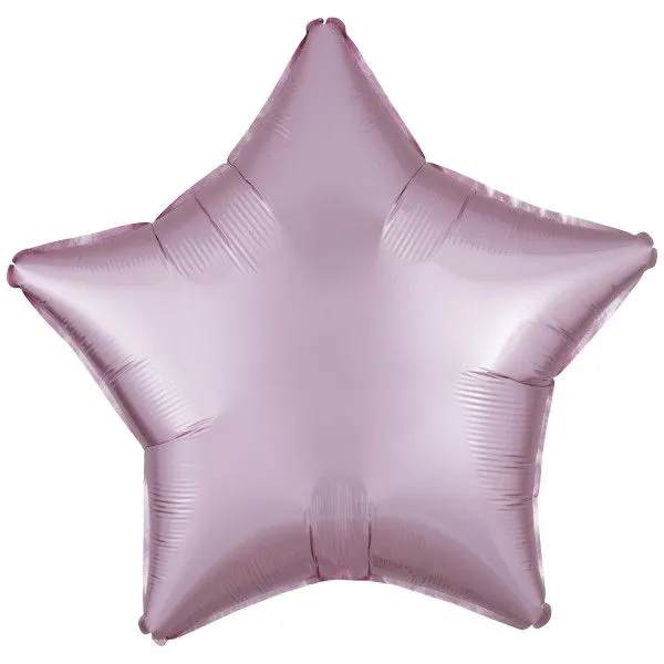 Silk Pastel Pink csillag fólia lufi 48 cm Alacsony ár