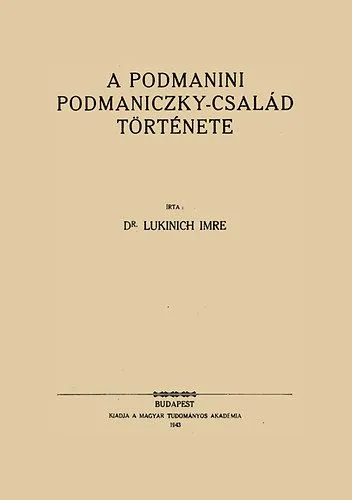 Outlet A podmanini Podmaniczky-család története