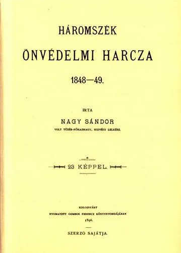 Háromszék önvédelmi harcza - 1848-49 Kedvezményes ár