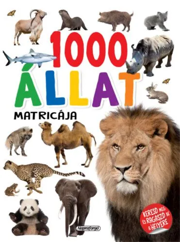 1000 állat matricája - Fehér Különleges ajánlat