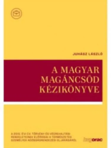 Azonnali szállítás A magyar magáncsőd kézikönyve