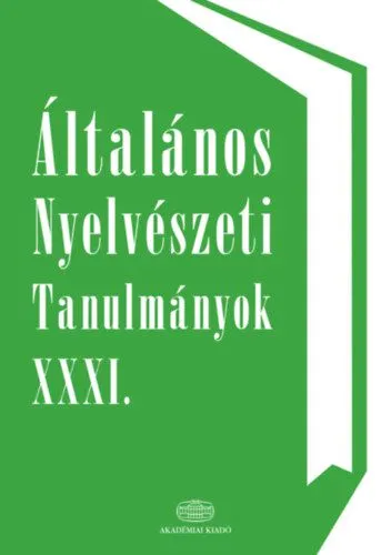 Általános nyelvészeti tanulmányok XXXI. Szuper ajánlat
