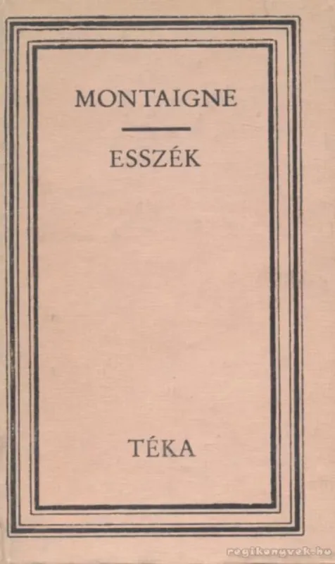Esszék Újdonság