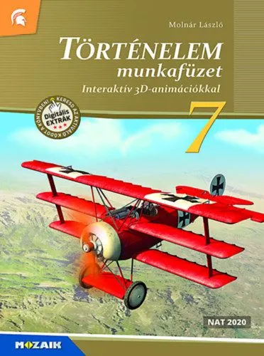 Történelem 7. munkafüzet - Interaktív 3D animációkkal - MS-2862U Exkluzív ajánlat