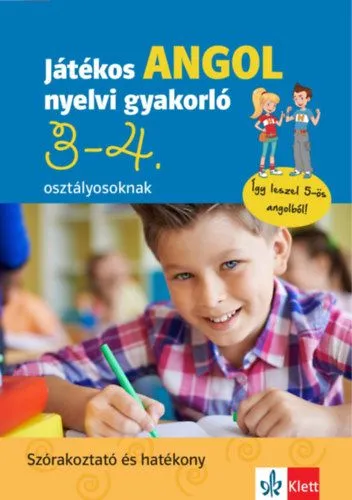 Ajánlat Játékos angol nyelvi gyakorló 3-4. osztályosoknak