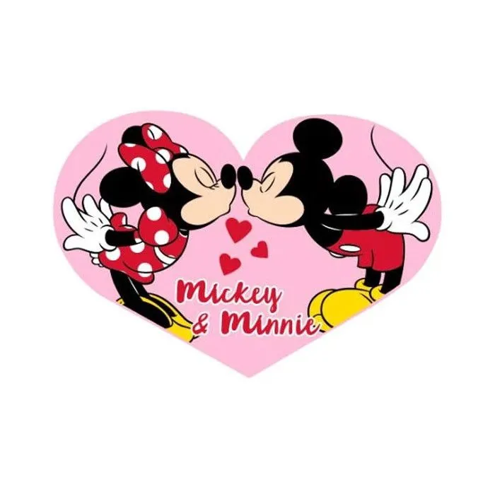 Disney Minnie, Mickey Heart 3D formapárna, díszpárna 40 cm Rendeld meg most